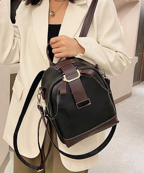 セール ミニミニストア Miniministore Puレザー リュックサック 小さめ レディース おしゃれ ショルダー バックパック 可愛い ミニリュック 3way 手提げバッグ レトロ Magaseek