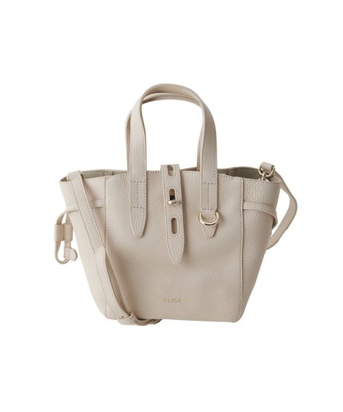 FURLA(フルラ)/【FURLA(フルラ)】FURLA フルラ NET MINI TOTE 2WAY ショルダー basrfuahsf000b4l00/ベージュ系