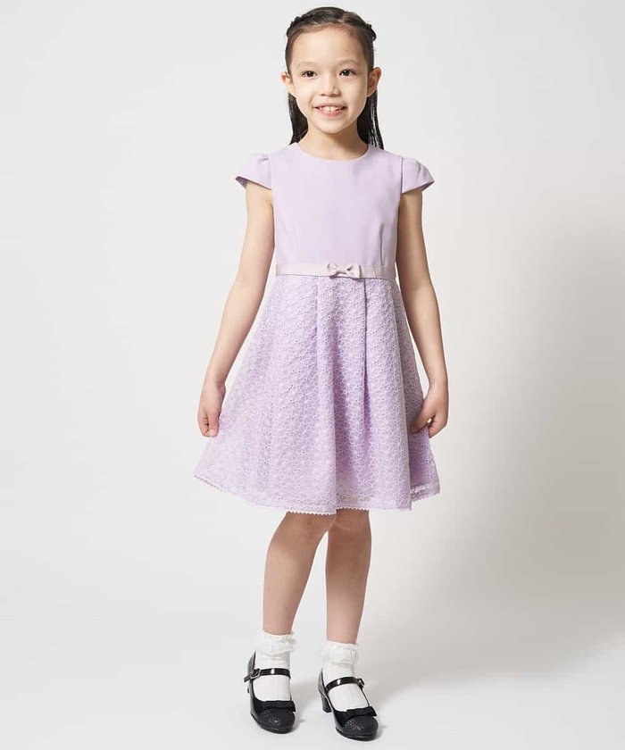 110 130 セレモニースタイル セレモニーレースタックワンピース アー ヴェ ヴェキッズ A V V Kid S Magaseek