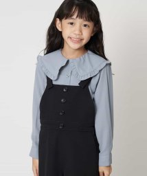 a.v.v(KID'S)(アー・ヴェ・ヴェキッズ)/[100－130]ビッグカラーブラウス[WEB限定サイズ]/ブルー