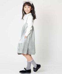 a.v.v(KID'S)/[160]コール見えベロアドッキングキャミワンピース[WEB限定サイズ]/503704865