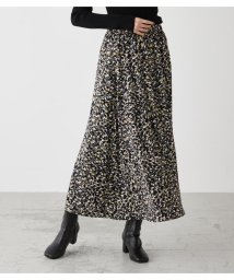 AZUL by moussy(アズールバイマウジー)/LEOPARD PATTERN NARROW SKIRT/柄BLK5