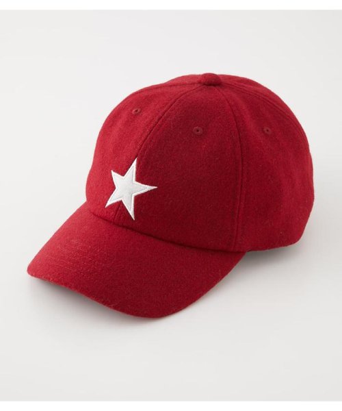 AZUL by moussy(アズールバイマウジー)/STAR FELT CAP/D/RED3