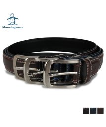 Munsingwear(マンシングウェア)/マンシングウェア Munsingwear ベルト レザーベルト メンズ LEATHER BELT ブラック ネイビー ブラウン 黒 MU－105026/その他