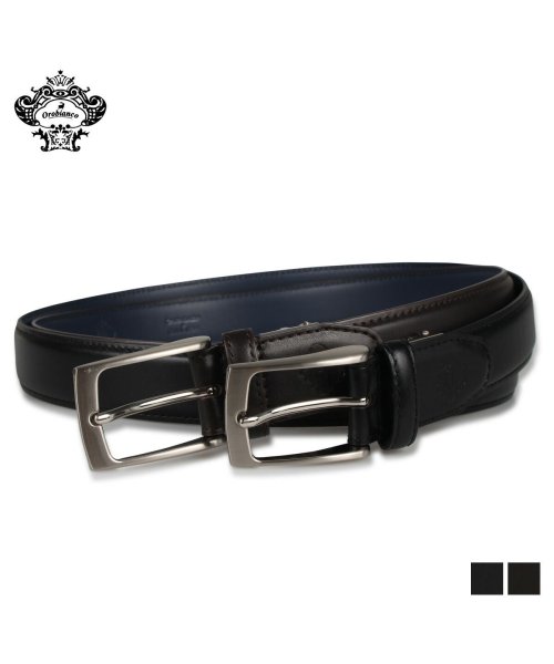 オロビアンコ Orobianco ベルト レザーベルト ビジネス メンズ 本革 当社限定 Belt ブラック ブラウン 黒 Orb in オロビアンコ Orobianco Magaseek