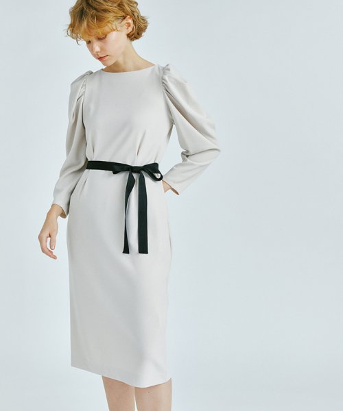 セール タックショルダーワンピース ランバンオンブルー Lanvin En Bleu Magaseek