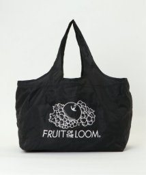 ikka(イッカ)/Fruit of the Loom フルーツオブザルーム Packable MarketBag/ブラック