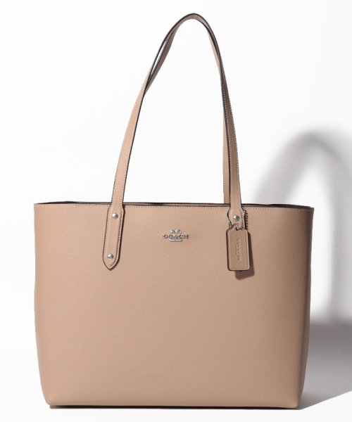 COACH(コーチ)/【COACH】Central Tote With Zip コーチ トートバッグ/ベージュ