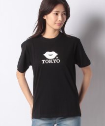 KISSTOKYO(KISSTOKYO)/LOGO PRINT T－Shirt/ﾌﾞﾗｯｸ