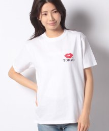 KISSTOKYO(KISSTOKYO)/BACK PRINT T－Shirt/ﾎﾜｲﾄ