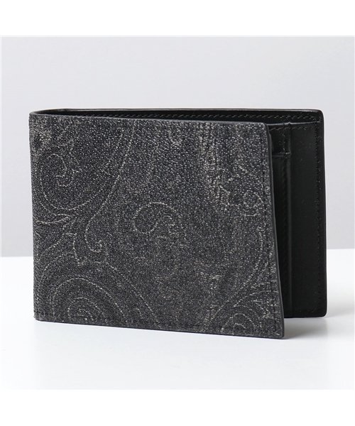 セール Etro エトロ 068 8007 ペイズリーウォレット レザー 二つ折り財布 ミニ財布 ミディアム財布 小銭入れ付き 1 メンズ エトロ Etro Magaseek