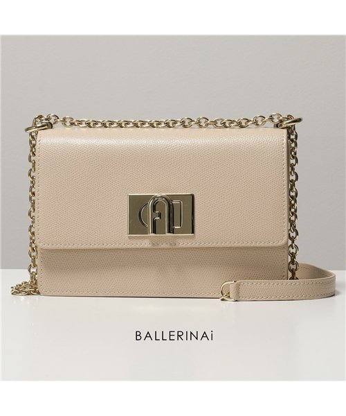 FURLA(フルラ)/【Furla(フルラ)】BAFKACO ARE000 1927 ミニクロスボディ レザー ショルダーバッグ ポシェット 鞄 レディース/ベージュ