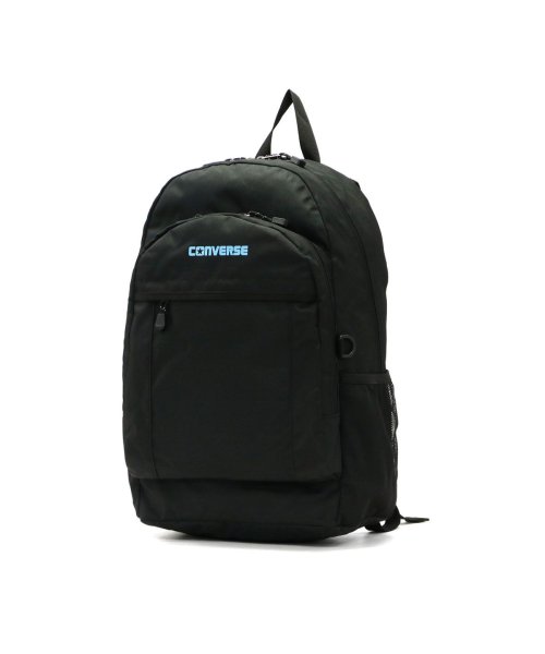 CONVERSE(コンバース)/コンバース リュック CONVERSE CV POLY BACKPACK M リュックサック 大容量 通学 高校生 30L A4 B4 18421900/ブラック1