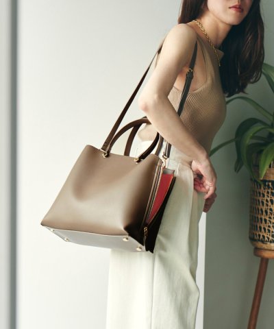 ROPE'／【新色追加】【E'POR】Y bag Medium （サイドジップトートバッグ）／503742454