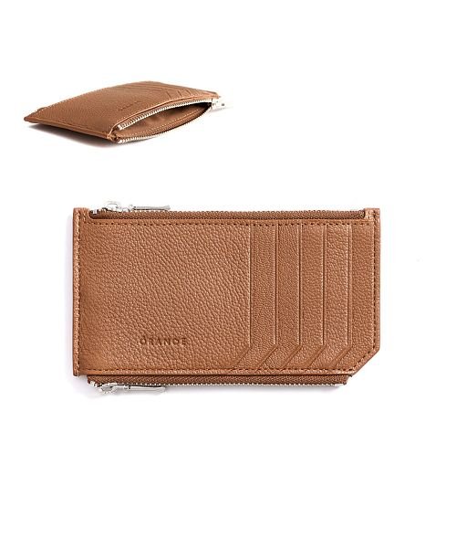 オレンジ 財布 Orange ミニ財布 The Fragment フラグメントケース カードケース コインケース 小銭入れ スマートウォレット 本革 日本製 オレンジ Orange Magaseek
