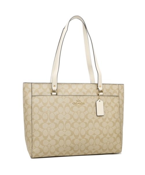コーチ トートバッグ アウトレット レディース Coach Imdqc ライトカーキ ホワイト 対応 コーチ Coach Magaseek
