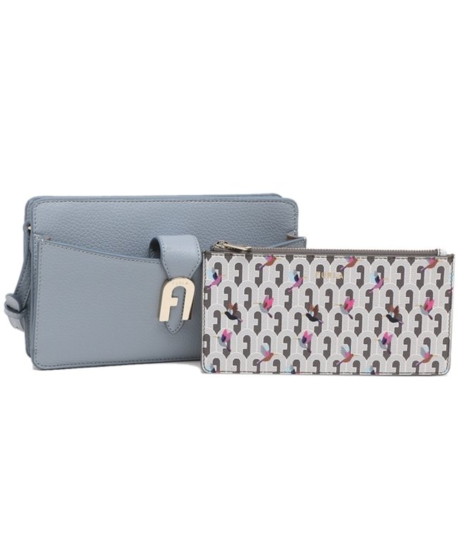 フルラ ショルダーバッグ レディース ソフィア ミニサイズ お財布ショルダー お財布ポシェット Furla Ebm8prs A 0170 0128s ブルー マ フルラ Furla Magaseek