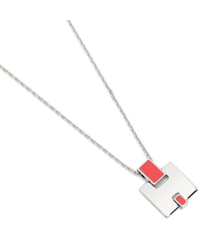 エルメス ネックレス アクセサリー レディース Hermes H1461fp 22 レッド シルバー エルメス Hermes Magaseek