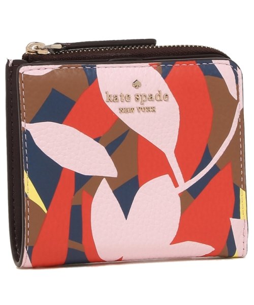 ケイトスペード 折財布 アウトレット レディース Kate Spade Wlru6163 673 ピンク マルチ ケイトスペードニューヨーク Kate Spade New York Magaseek