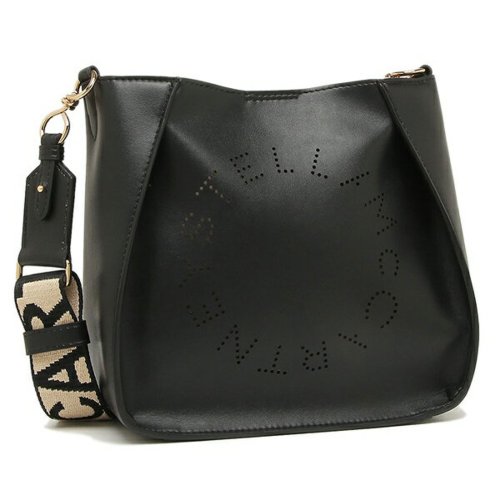 Stella McCartney(ステラマッカートニー)/ステラマッカートニー ショルダーバッグ レディース ロゴ STELLA McCARTNEY 700073 W8542 1000 ブラック/その他