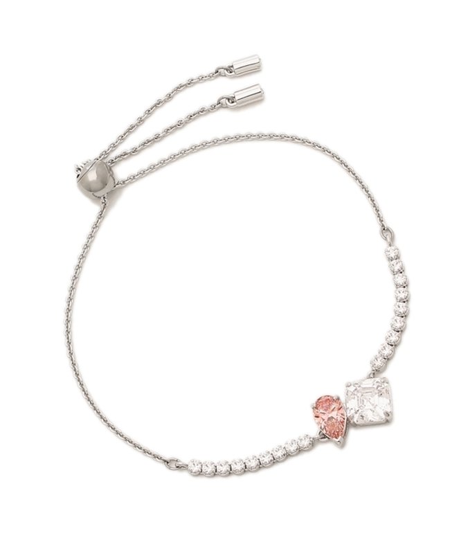 セール スワロフスキー ブレスレット アクセサリー Swarovski Attract Soul レディース バングル シルバー ローズ ピンク スワロフスキー Swarovski Magaseek