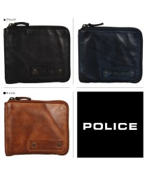 POLICE/ポリス POLICE 財布 ミニ財布 メンズ ラヴァーレ L字ファスナー LAVARE WALLET ブラック ネイビー キャメル 黒 PA－59606/503349980