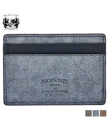 SONNE(ゾンネ)/ゾンネ SONNE 財布 小銭入れ コインケース メンズ SIBILLA COIN CASE ブラック ネイビー ブラウン 黒 SOM005/ネイビー