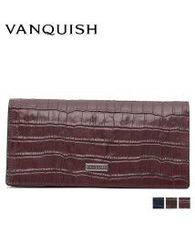 VANQUISH(ヴァンキッシュ)/ヴァンキッシュ VANQUISH 財布 長財布 メンズ レディース LONG WALLET ネイビー ブラウン ワイン VQM－40520/ワイン