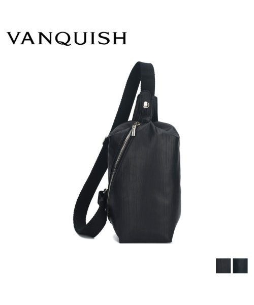 ヴァンキッシュ Vanquish ヴァンキッシュ Vanquish バッグ ウエストバッグ ボディバッグ メンズ 撥水 Body Bag ブラック ネイビー 黒 Vqm Magaseek