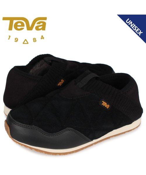 セール Teva テバ エンバー シューズ モックシューズ スリッポン メンズ レディース Ember Moc Shearling ブラック 黒 テバ Teva Magaseek