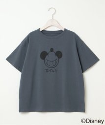 LBC(エルビーシー)/〈ミッキーマウス〉 半袖Tシャツ1/チャコールグレー