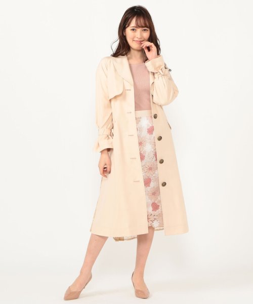 セール バックレーストレンチコート レッセ パッセ Laisse Passe Magaseek