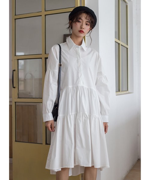 シャツワンピース 韓国ファッション ガーリードール Girly Doll Magaseek