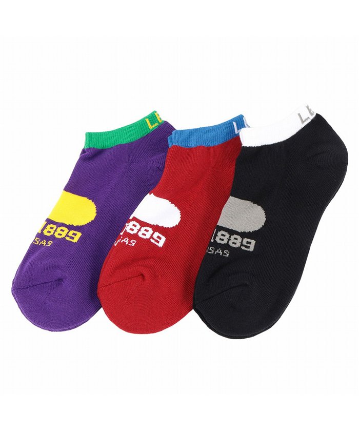 セール Lee リー スニーカーソックス カンザスロゴ 3足組 Ad6051a308 マックハウス メンズ Mac House Men Magaseek