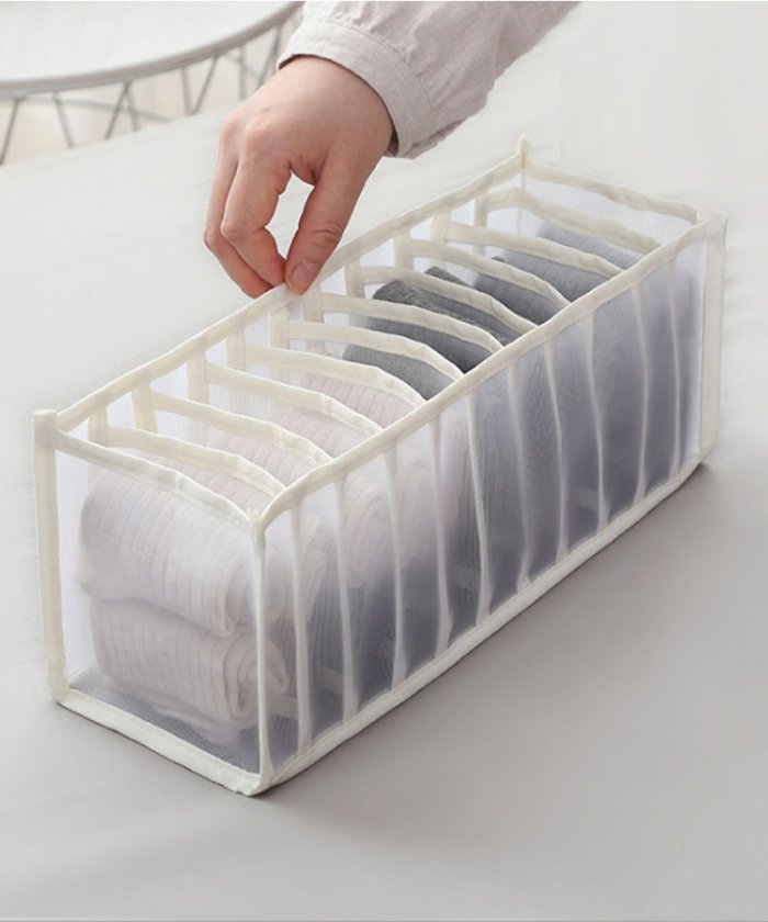 セール 下着収納 引き出し 靴下ケース 仕切り付き 仕切り収納 下着 収納 整理 収納ケース 衣類収納 靴下 パンツ ハンカチ タオルハンカチ ショッピングゴー Shoppinggo Magaseek