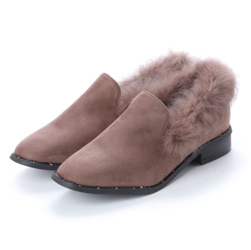 3cm ヒール ファー付き オペラシューズ アタガール Atta Girl Magaseek 3cm ヒール ファー付き オペラシューズ アタガール Atta Girl Magaseek