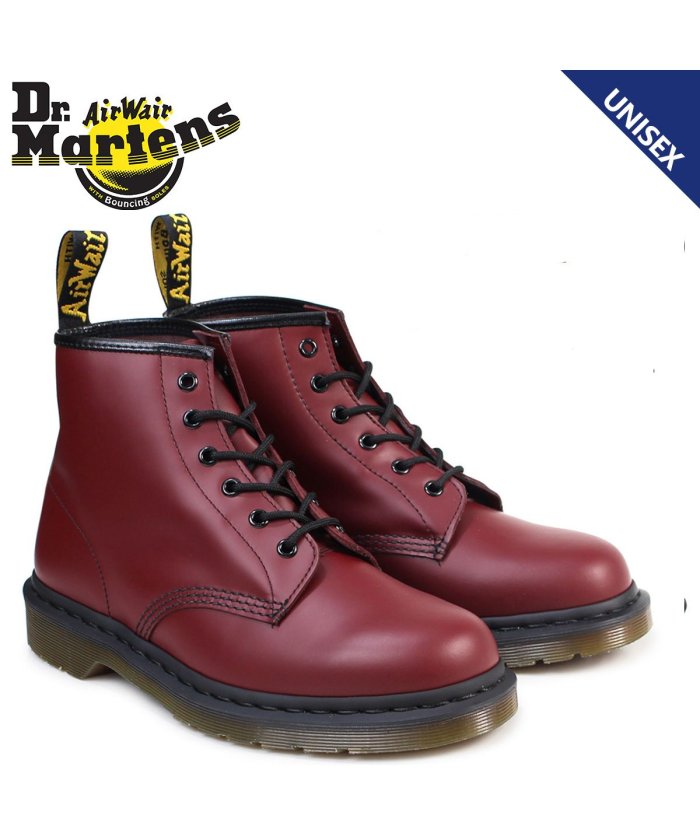 ドクターマーチン Dr Martens 6ホール メンズ レディース 101 ブーツ 6eye Boot R チェリーレッド ドクターマーチン Dr Martens Magaseek