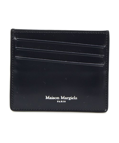 MAISON MARGIELA(メゾンマルジェラ)/メゾンマルジェラ MAISON MARGIELA カードケース 名刺入れ 定期入れ メンズ レディース レザー CARD CASE ブラック ダーク ネイビー /ブラック
