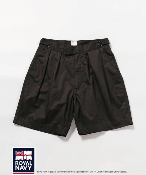 GLOSTER(GLOSTER)/【ROYAL NAVY/ロイヤル ネイビー】TROPICAL SHORTS グルカショーツ/ブラック