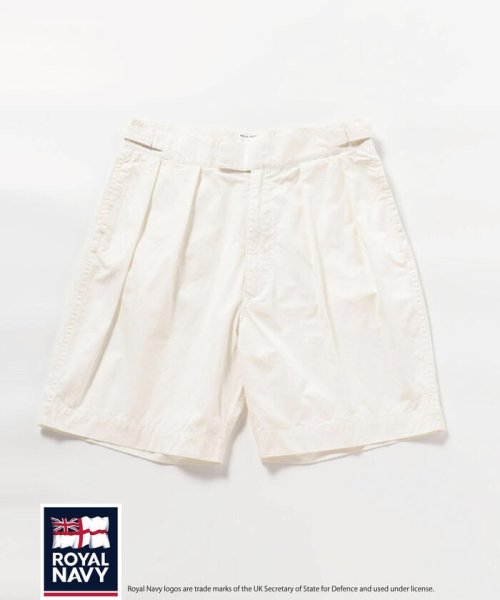 GLOSTER(GLOSTER)/【ROYAL NAVY/ロイヤル ネイビー】TROPICAL SHORTS グルカショーツ/ホワイト