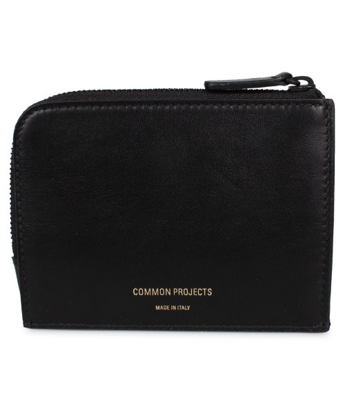 CommonProjects(コモンプロジェクト)/コモンプロジェクト Common Projects 財布 ミニ財布 メンズ L字ファスナー ZIPPER WALLET ブラック 黒 9179－7547/ブラック