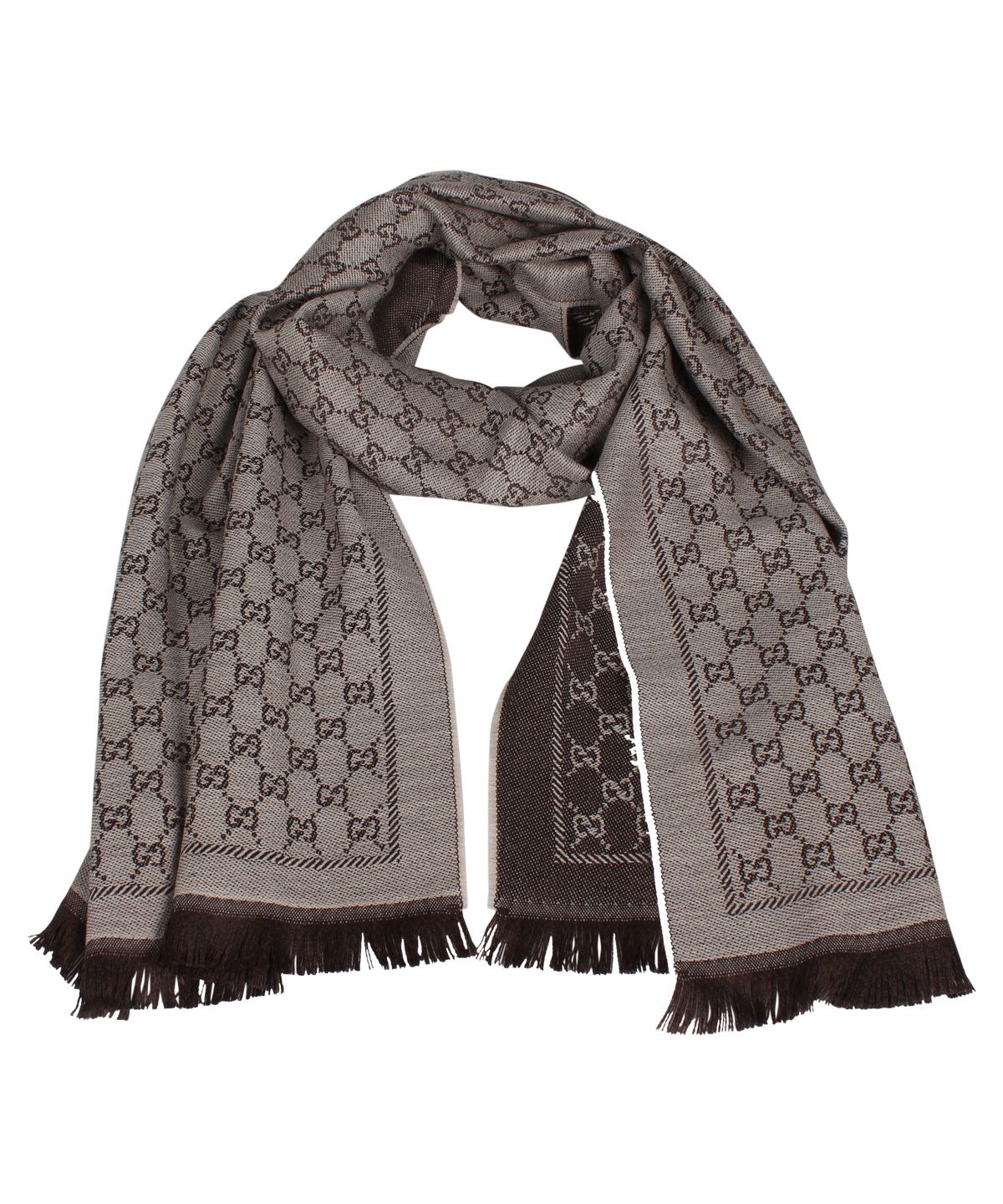 グッチ GUCCI マフラー スカーフ メンズ レディース イタリア製 SCARF ベージュ 4111153G200