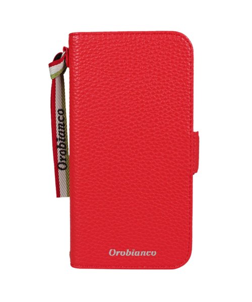 Orobianco(オロビアンコ)/オロビアンコ Orobianco iPhone 12 mini 12 12 Pro ケース スマホ 携帯 手帳型 アイフォン メンズ レディース シュリンク調 /レッド