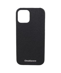 Orobianco(オロビアンコ)/オロビアンコ Orobianco iPhone 12 mini 12 12 Pro ケース スマホ 携帯 アイフォン メンズ レディース サフィアーノ調 PU /ブラック