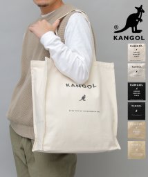 AMS SELECT(エーエムエスセレクト)/KANGOL / カンゴール / 大容量 キャンバス トートバッグ/ホワイト系1