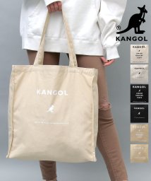 AMS SELECT(エーエムエスセレクト)/KANGOL / カンゴール / 大容量 キャンバス トートバッグ/ベージュ系1