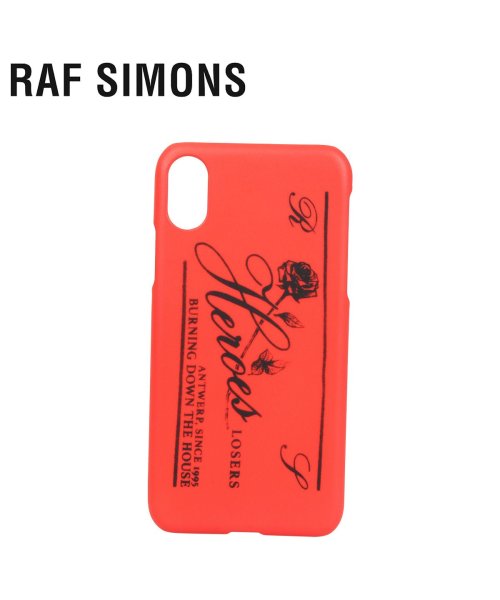 RAFSIMONS(ラフシモンズ)/ラフ シモンズ RAF SIMONS iPhone XS X ケース スマホ 携帯 アイフォン メンズ レディース IPHONE CASE レッド 192－94/その他
