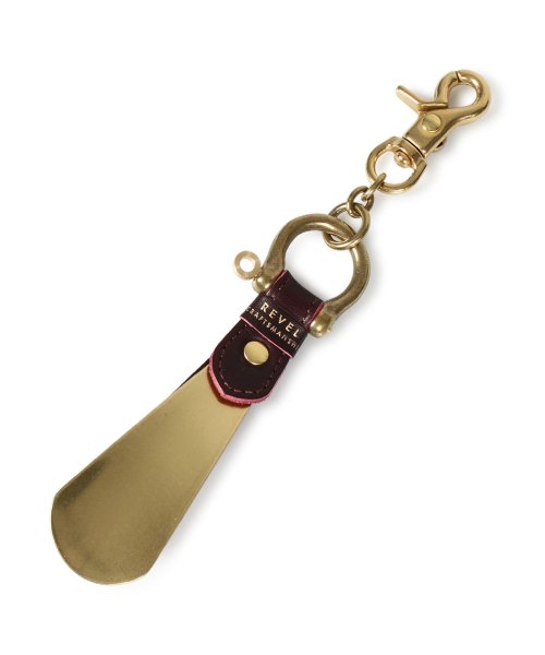 REVEL(レヴェル)/レヴェル REVEL キーボルダー メンズ レディース BAND SHOEHORN KEYHOLDER ブラック キャメル バーガンディ ブルー 黒 R103/バーガンディ