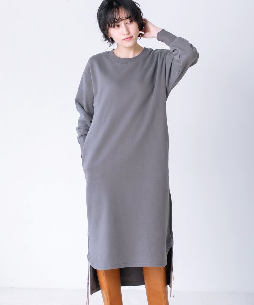 セール 57 Off 裏起毛ロングzipワンピース ブージュルード Bou Jeloud Magaseek
