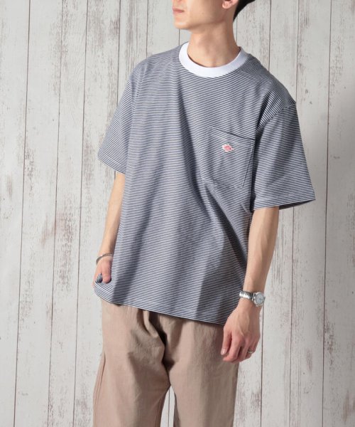 GLOSTER(GLOSTER)/【DANTON/ダントン】ポケット付き Tシャツ #JD－9041/ブルー系その他7